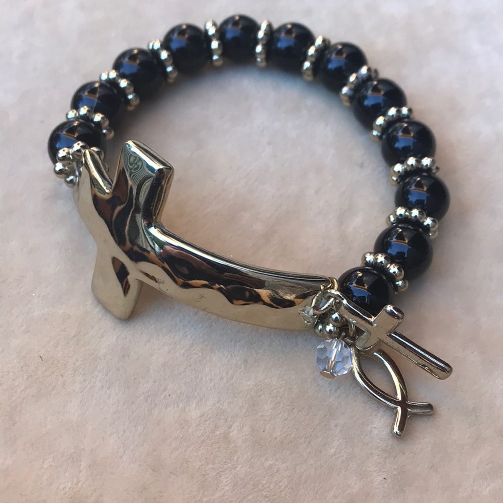 Cross Stretch Bracelet